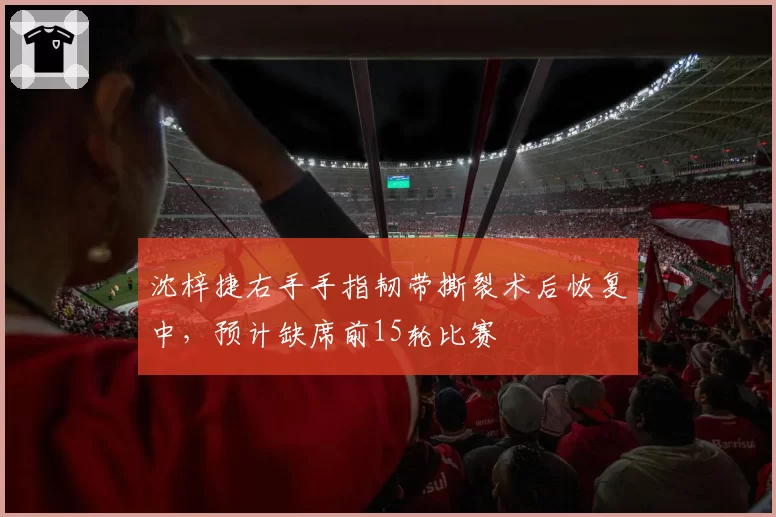 沈梓捷右手手指韧带撕裂术后恢复中，预计缺席前15轮比赛